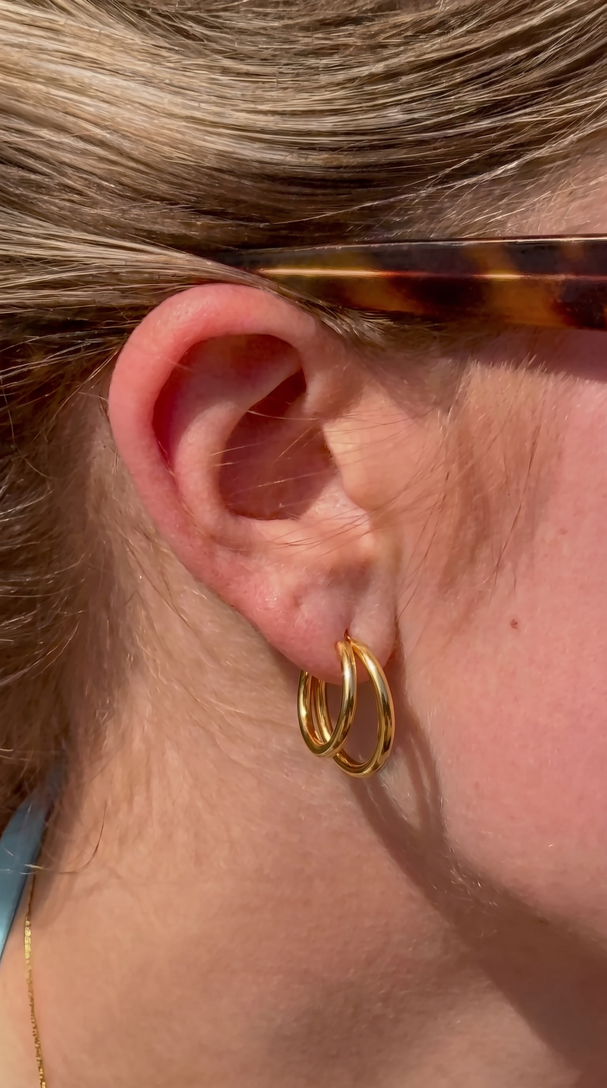 DOUBLE HOOPS EARRINGS