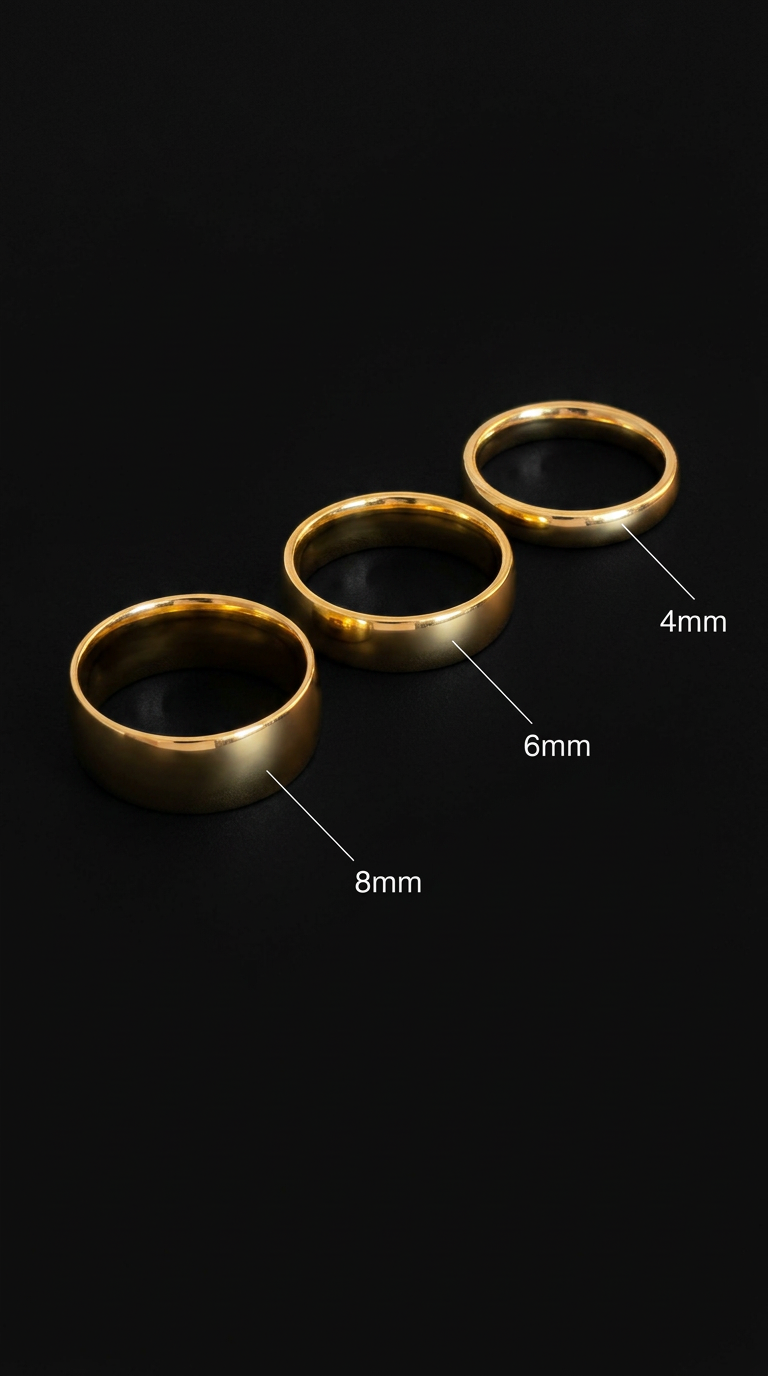 SIMPLE RING (6mm) - str. 54 (EU)